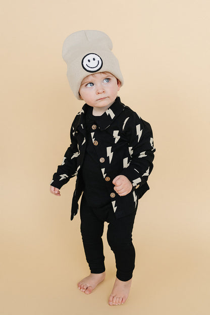 Shacket | Black Bolts