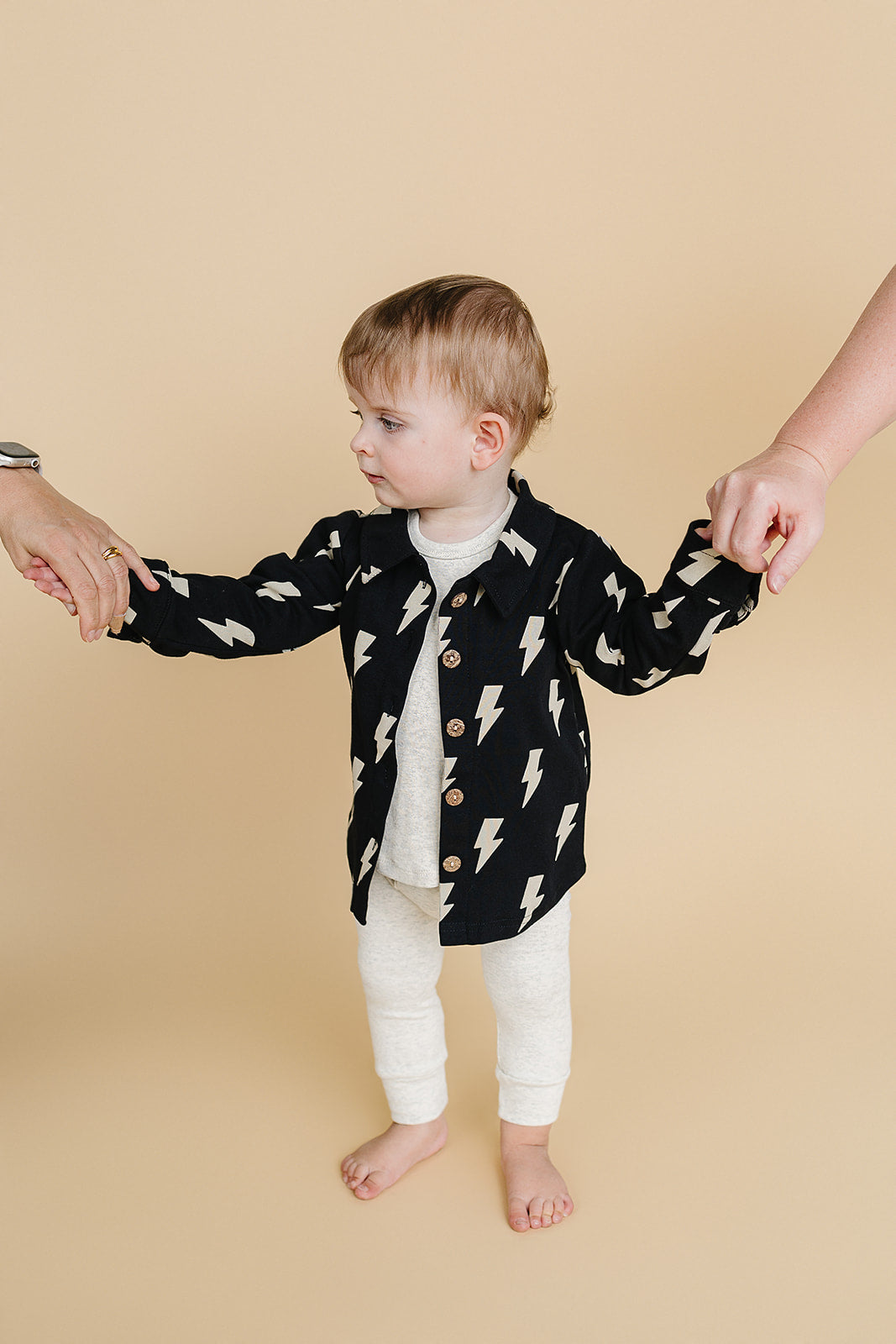 Shacket | Black Bolts