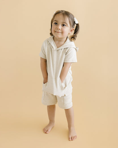 Cargo Shorts Set | Oatmeal
