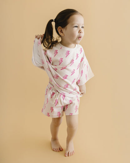 Shorts Set | Pink Bolts