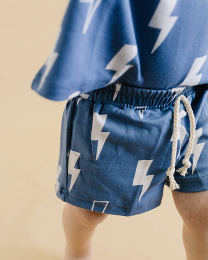 Shorts Set | Blue Bolts