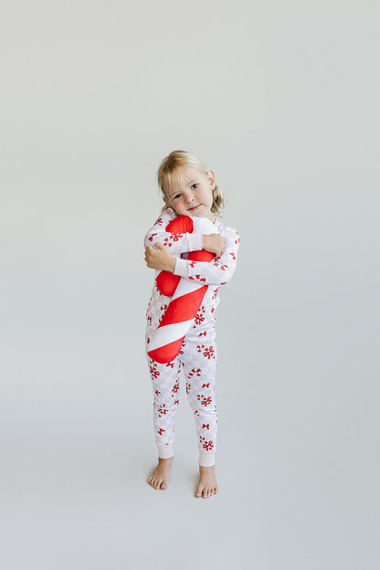 Bamboo Two Piece Set | Bows & Candy Cane
