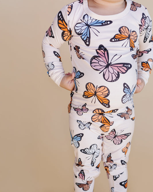 Bamboo Two Piece Set | Butterflies