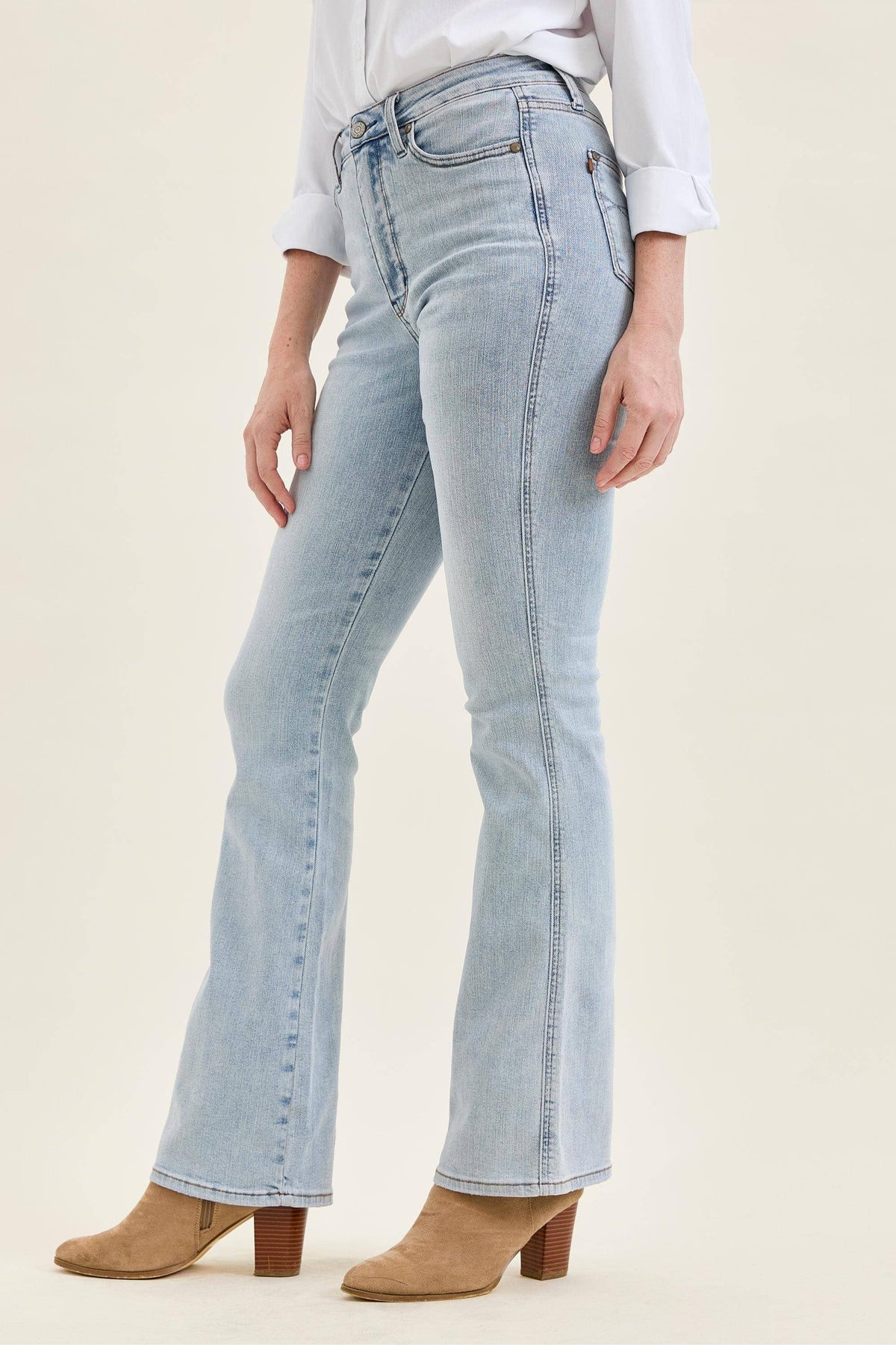 LT- Short Inseam High Waisted Bootcut