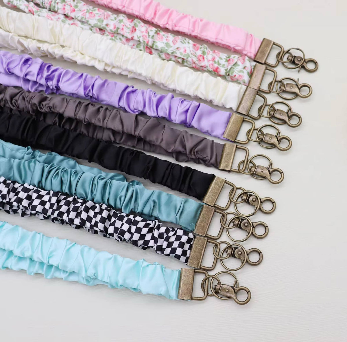 Silk Scrunchie Lanyard