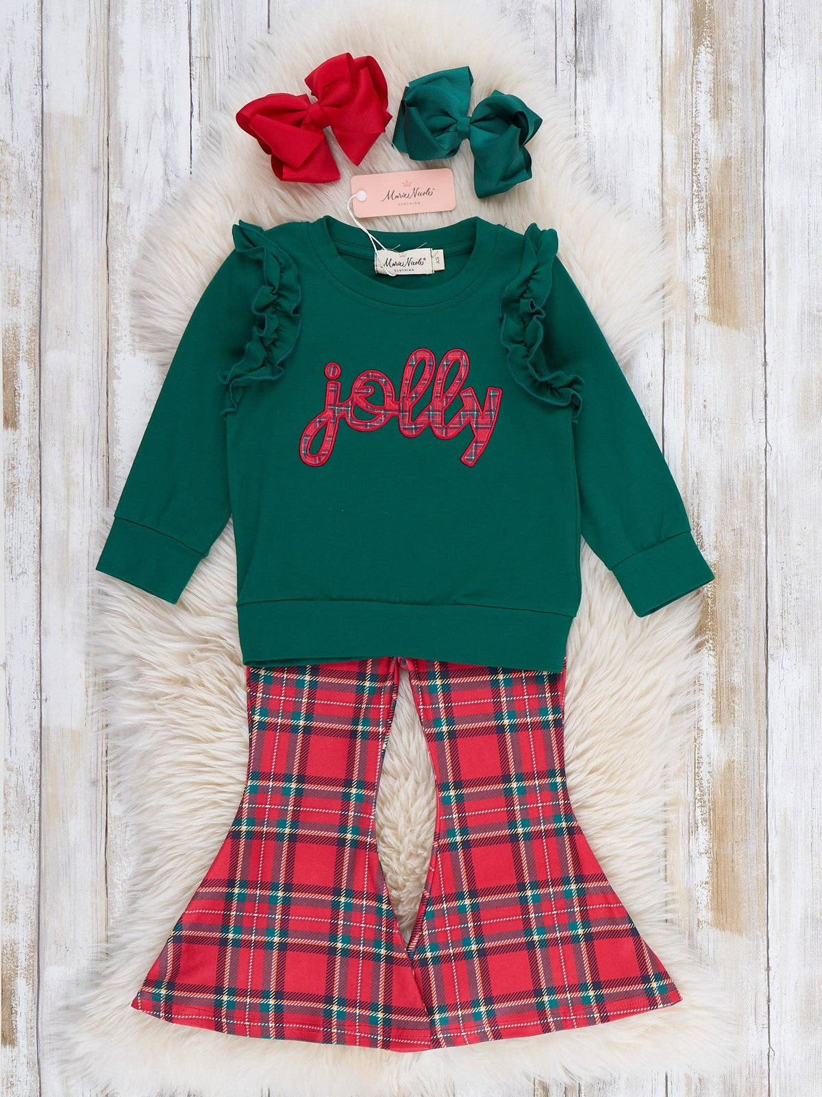 Jolly Dance Embroidered Bell Bottom Outfit