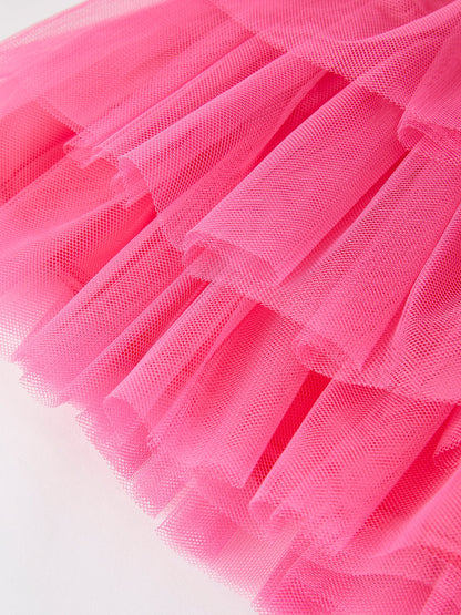 4th of july  “MERICA”Top Girls Gauze Skirt