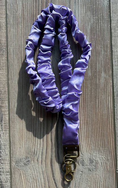 Silk Scrunchie Lanyard