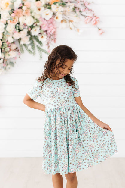 SALE Spring Snails S/S Pocket Twirl Dress