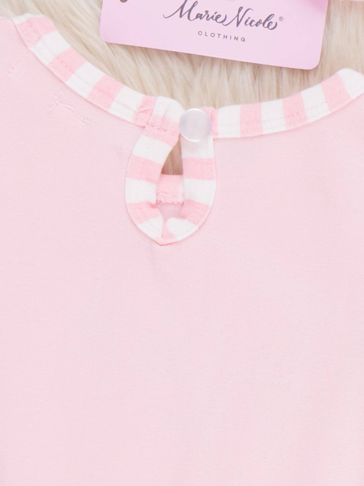 Christmas Gingerbread Romper Pajamas - Pink