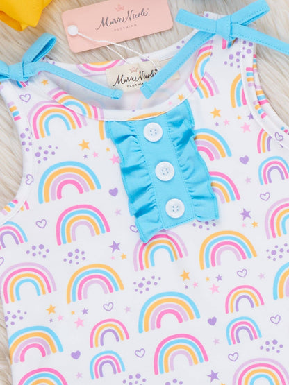 Rainbow Wishes Ruffle Outfit