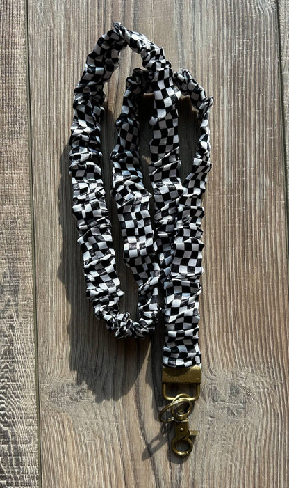 Silk Scrunchie Lanyard