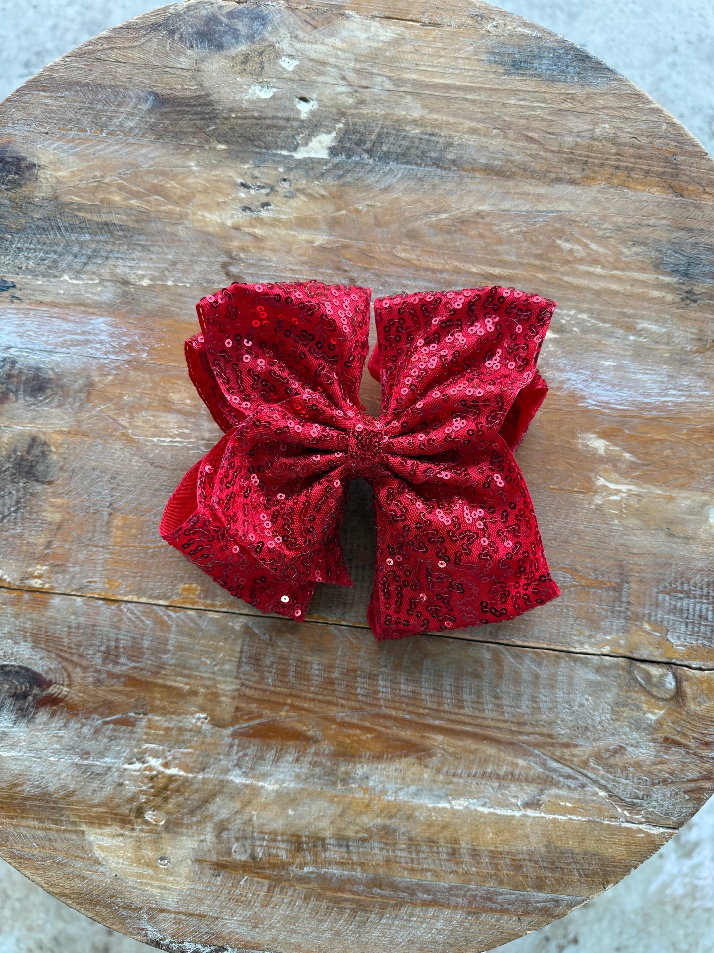 Sequin 7 inch bows