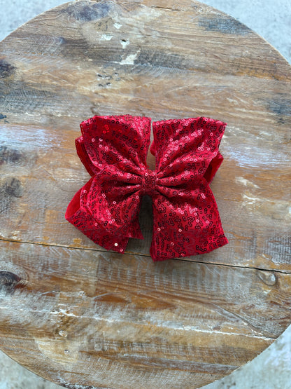 Sequin 7 inch bows