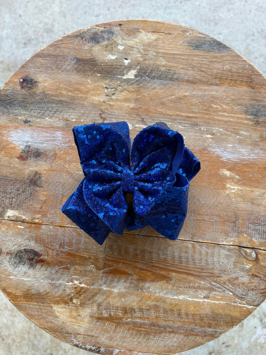 Sequin 7 inch bows