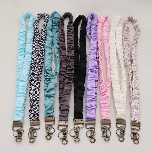 Silk Scrunchie Lanyard