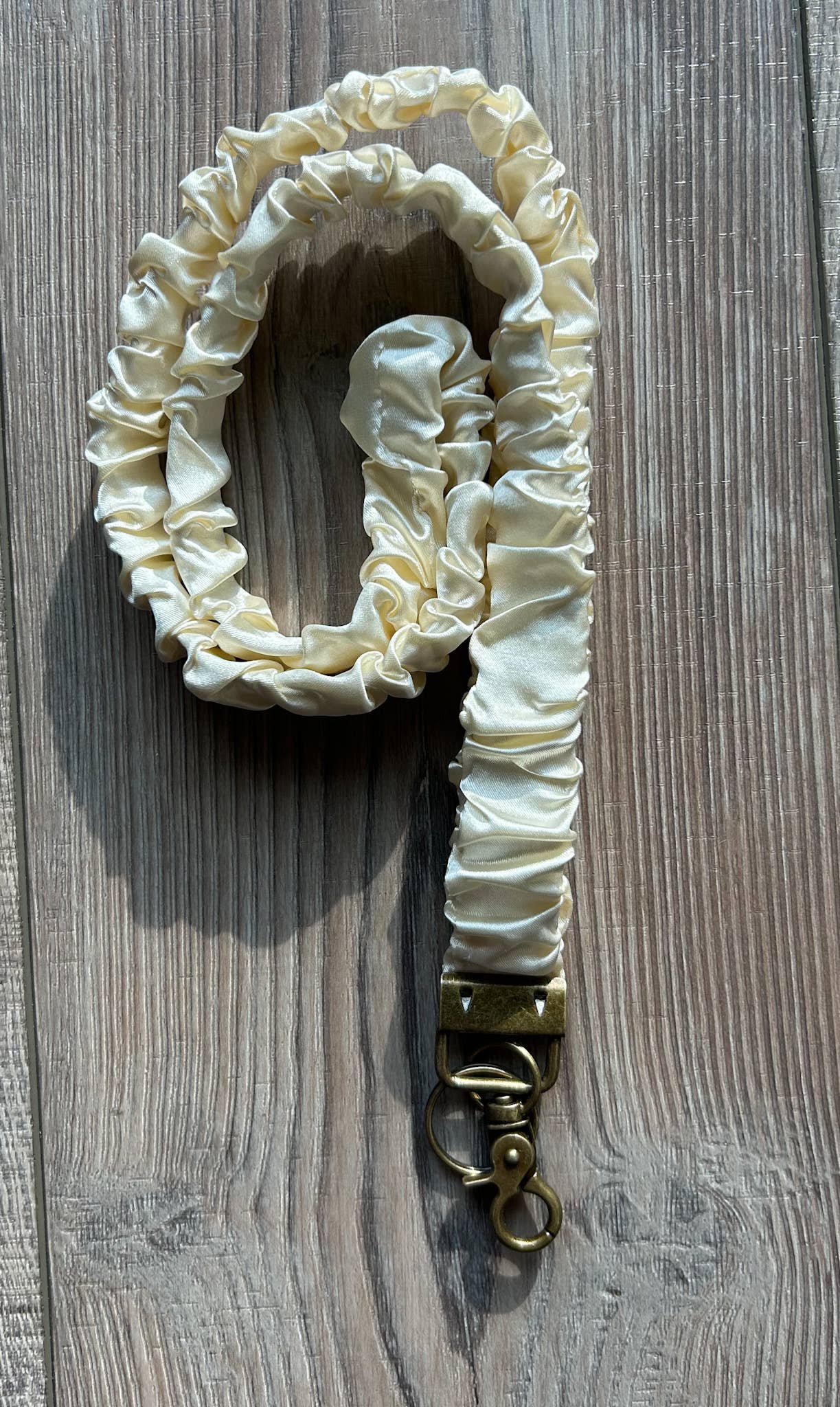 Silk Scrunchie Lanyard