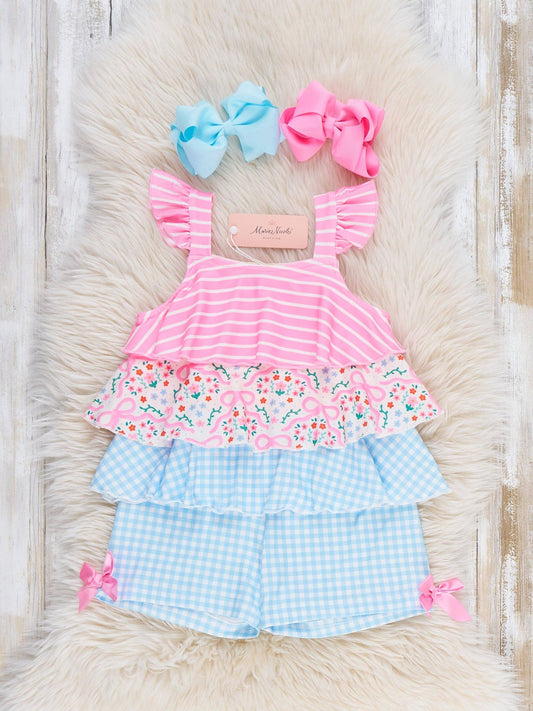 Garden Twirl Tiered Outfit