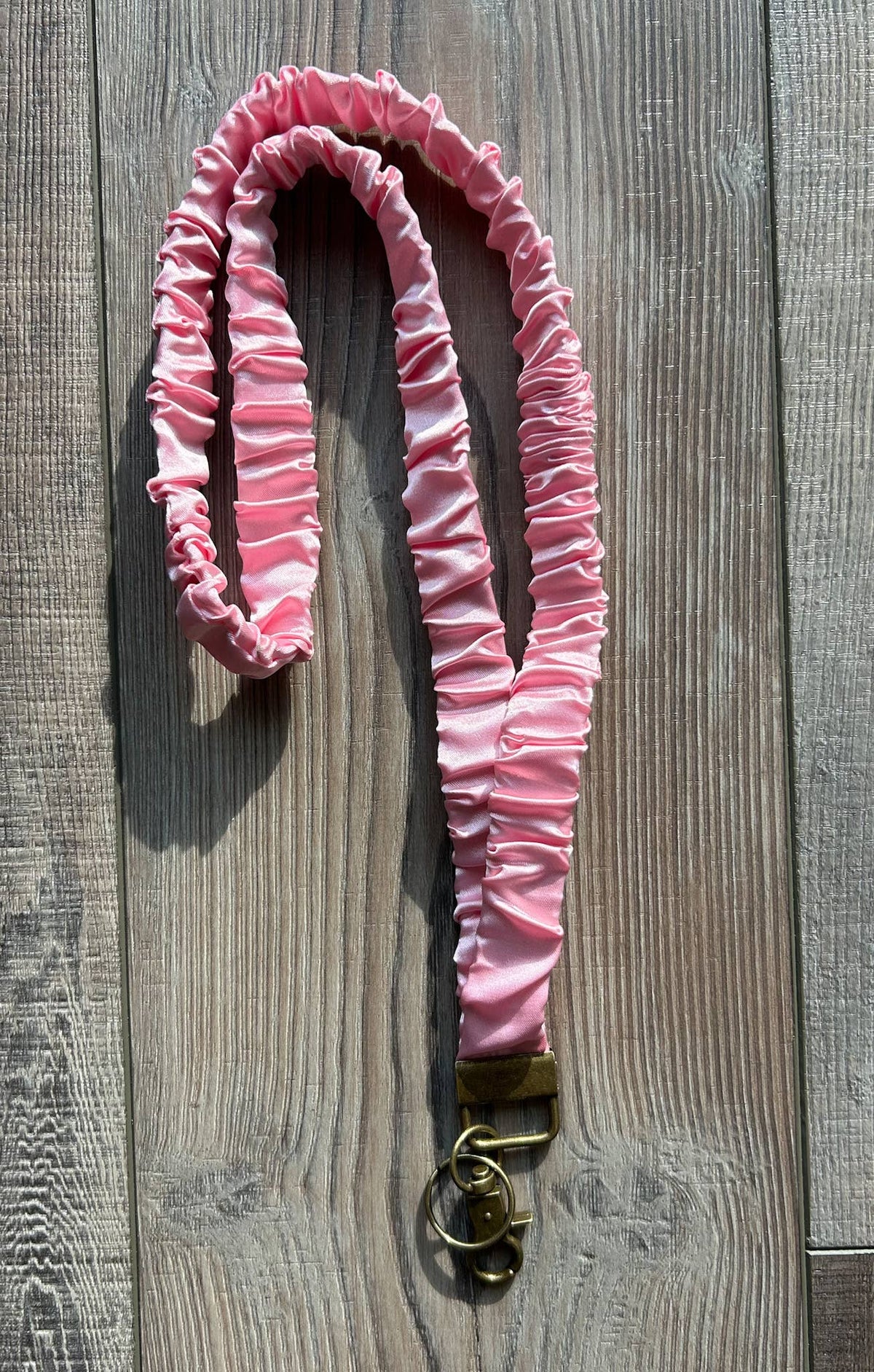 Silk Scrunchie Lanyard