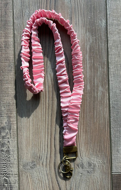 Silk Scrunchie Lanyard