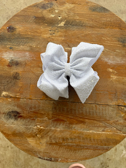 Sequin 7 inch bows