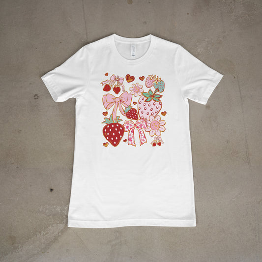 Berry Sweet Bows & Blooms Tee