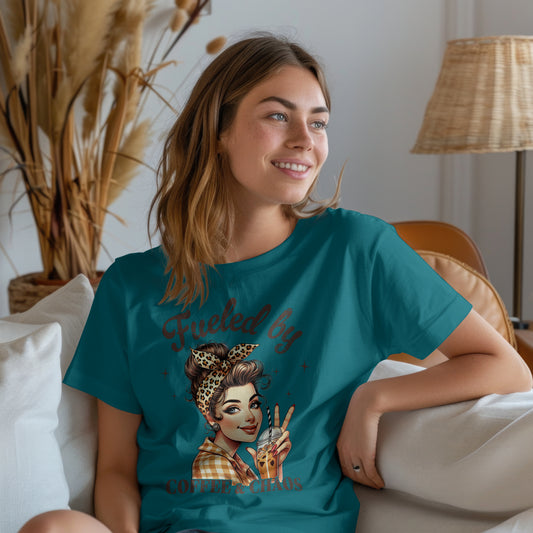 Fueled by Coffee & Chaos Graphic Tee