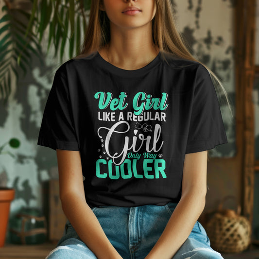Vet Girl T-Shirt – Way Cooler Than Regular!
