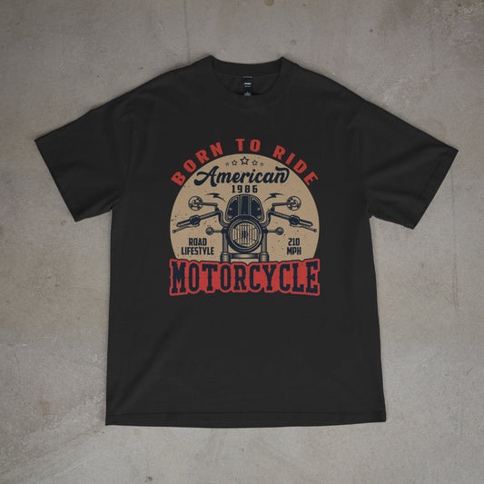Born to Ride – American Motorcycle Tee