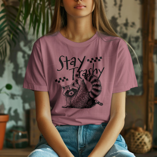 Stay Trashy Raccoon Tee