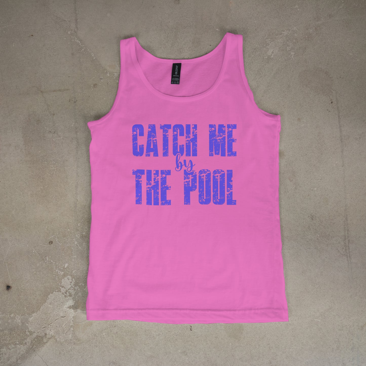 Catch Me By the Pool Graphic Tee or Tank – Summer Shirt