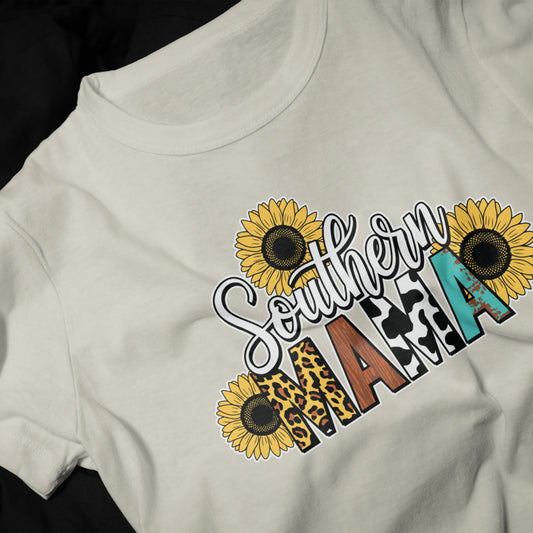 "Southern Mama" Sunflower Shirt