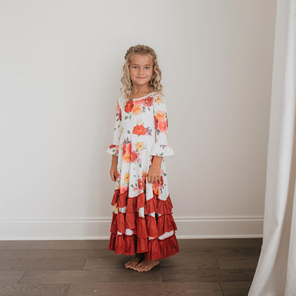 Autumn Ruffles Dress