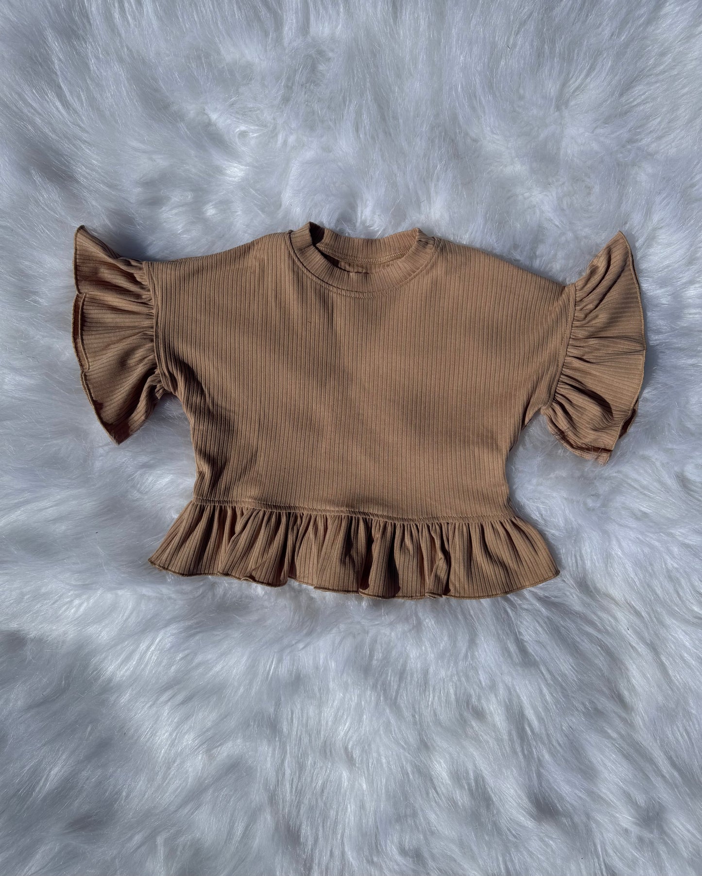Desert Bloom ruffle top
