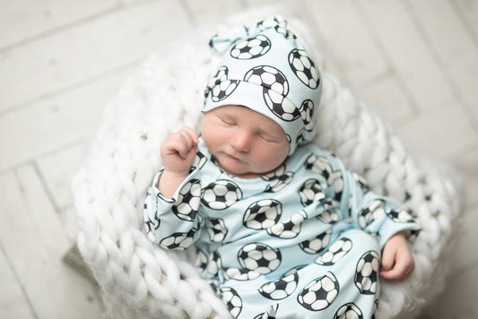 Soccer Baby Gown