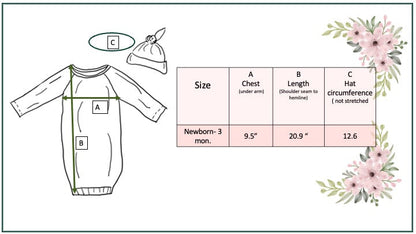 Sail Boat Baby Gown