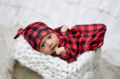 Buffalo Check Baby Gown