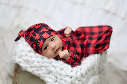 Buffalo Check Baby Gown