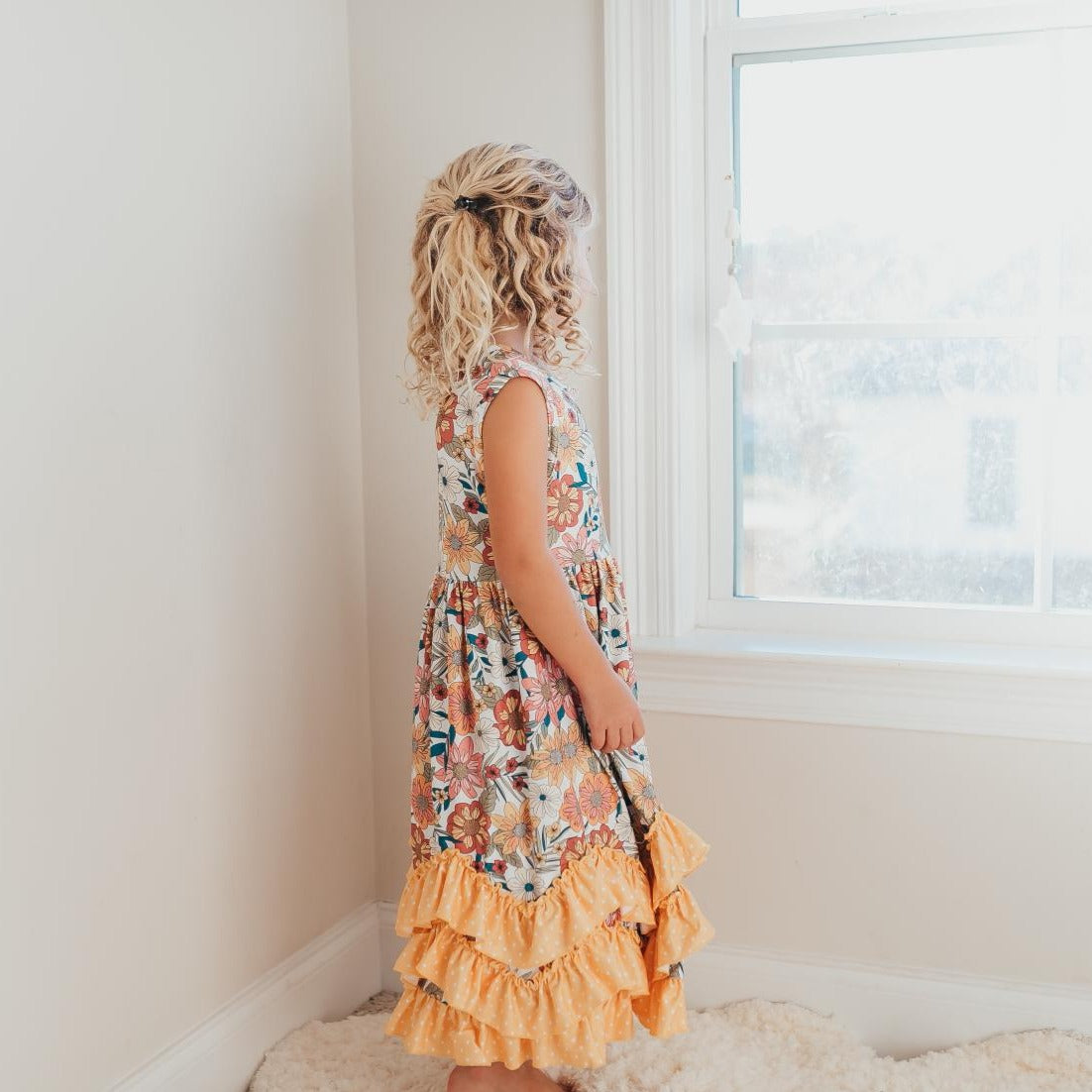 Butter 3 Ruffle Dress