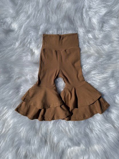 Coffee Double Bell Bottoms