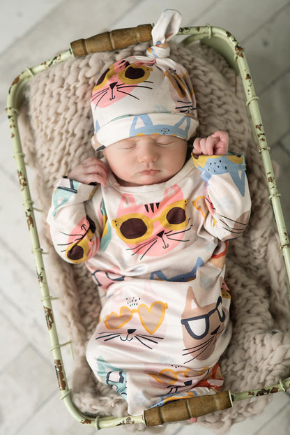 Cat Baby Gown