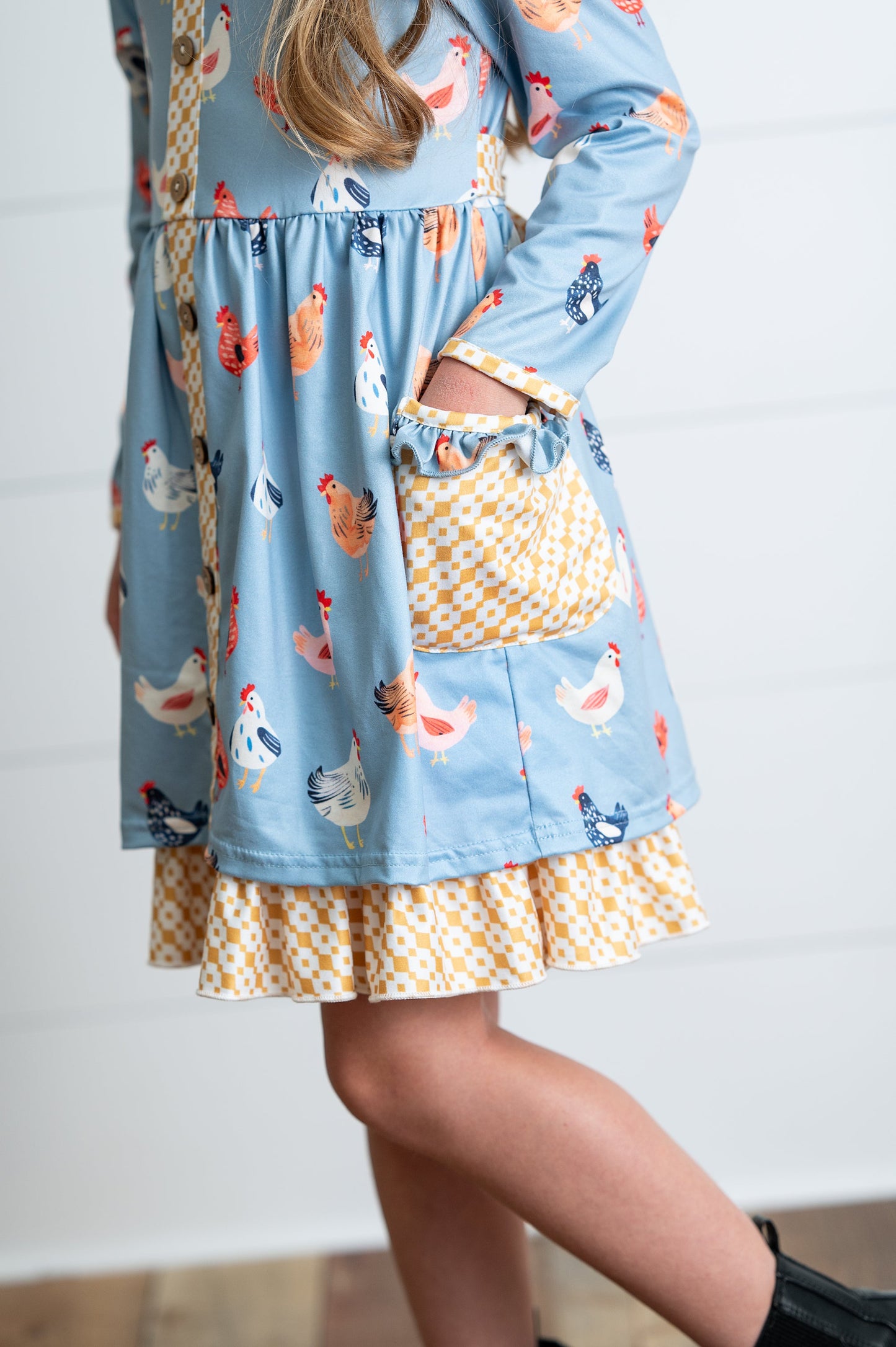 Chicken Pocket Tie Dress