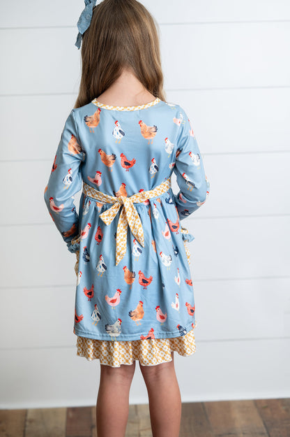 Chicken Pocket Tie Dress