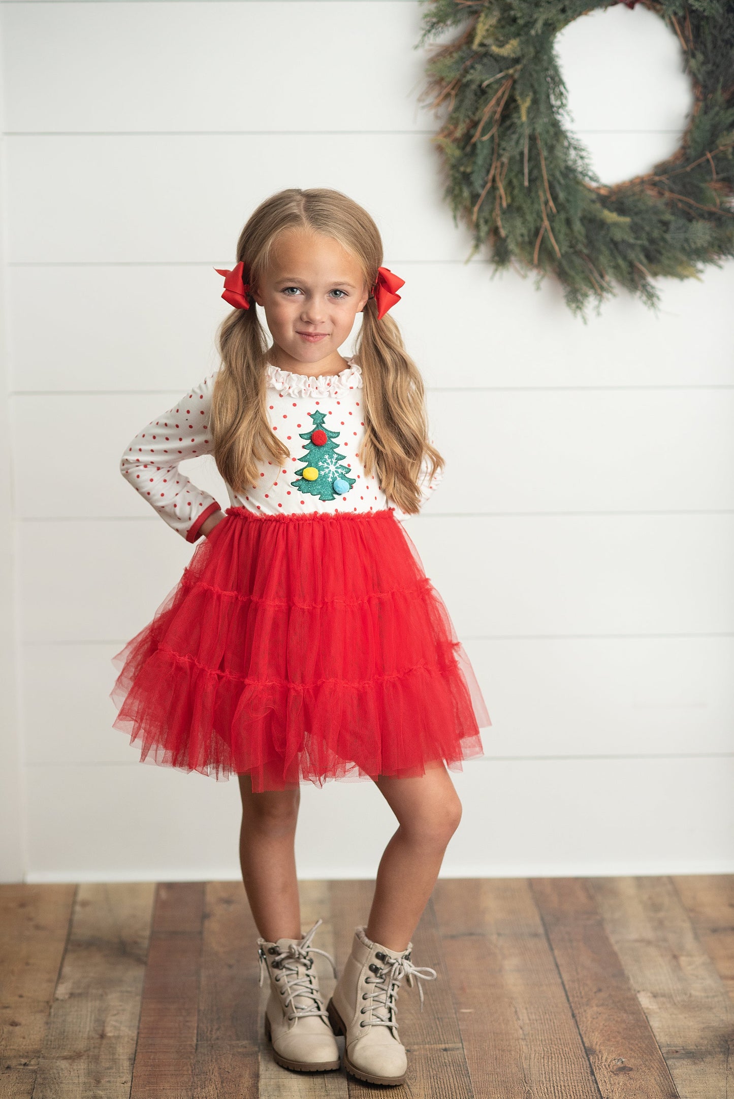 Christmas Tree Tulle Dress