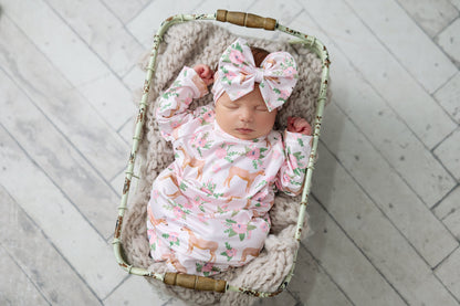 Cowgirl Baby Gown