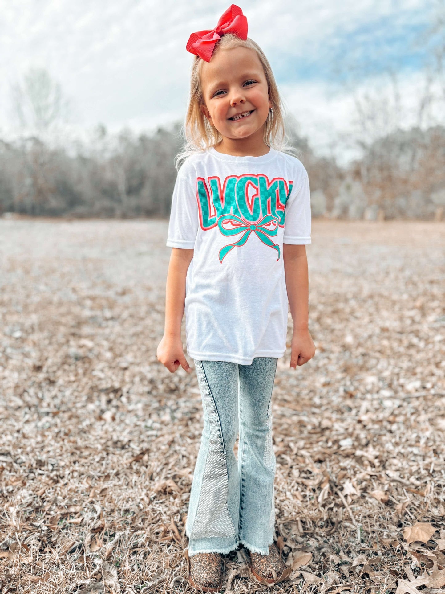 Bedazzled Denim Flares