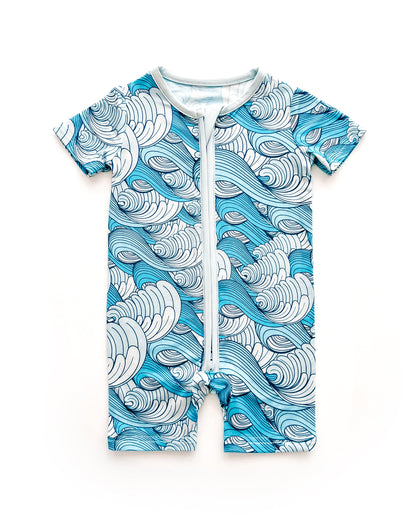 Bamboo Shorty Romper | Delmar