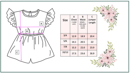 Horse Flutter Shortie Set