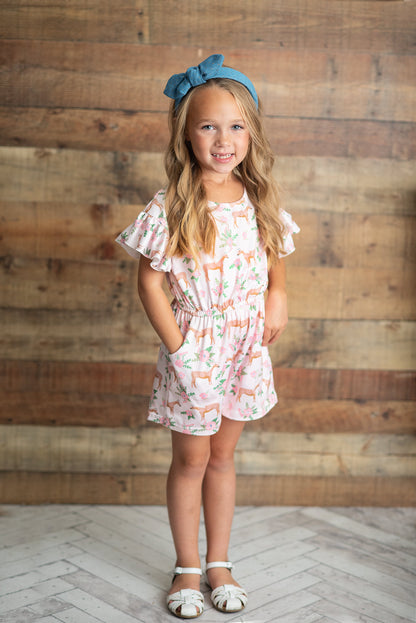 Horse Flutter Shortie Set