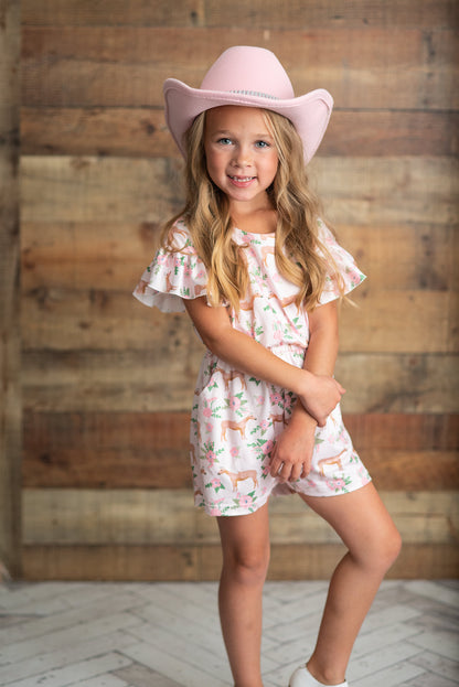 Horse Flutter Shortie Set